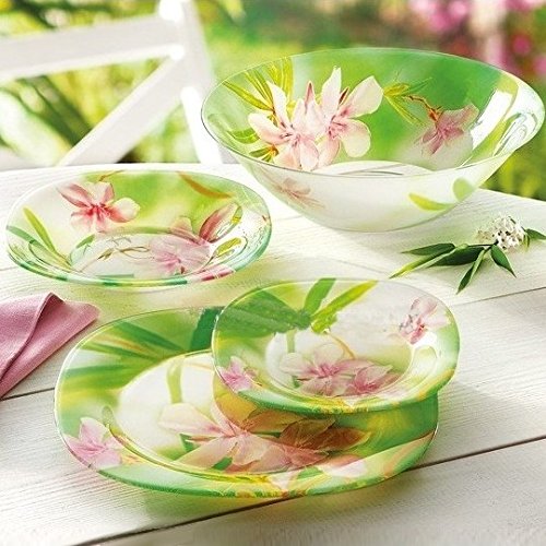 Luminarc "Carine Freesia" Unbreakable Tempered Glass 38pcs Large