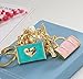 Lady Gift Rhinestone Travel Crystal Keychain Car Key Chain Purse Pendant Handbag Charm Sweater Chain