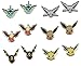Pokemon Eevee Evolutions Earrings 6 Pair