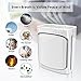HEPA Air Purifier - Powerful Air Cleaner with True HEPA Filter for Home, Odor Allergen Eliminator with Strong 4 Side Air Intake, UVC Sanitizer Quiet Purifier Ideal for Allergies Pet Pollen Germ Smoker