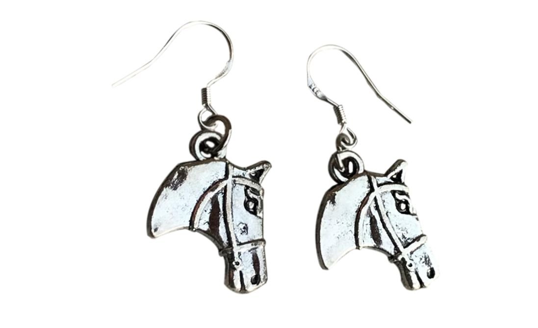 Infinity Collection Girls Horse Charm Earrings Horse Lovers Equestrian Jewelry for Women and Girls