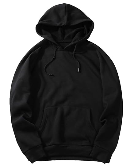 loose black hoodie