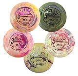 Innova Discs Mini Disc Golf Marker - Galactic Swirly Minis for Marking Your Lie, Doubles (5 Pack)