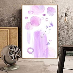 Floating Framed Canvas Wall Art for Living Room, Bedroom Watercolor Canvas Prints for Home Decoration Ready to Hang - 16x24 inches