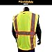 KwikSafety - Charlotte, NC - CLASSIC SUPREME Safety Vest [10 Pockets] Class 2 ANSI OSHA High Visibility Reflective Heavy Duty Mesh Hi Vis Work Gear/Yellow, Black, Orange XL