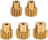 VGEBY 5pcs 3.175mm Shaft Pinion Gear Set 12T-16T for 1/10 RC Car Motor Upgrade view 8