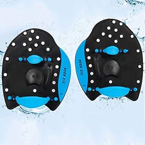 Swim Paddles – Swimming Power Paddles for Training Aid with Adjustable Strap for Men and Women