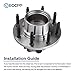 ECCPP Front 515020 Wheel Hub Bearing Assembly for 1999-2004 for Ford F250 Excursion 8 Lugs W/ABS