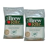 Brew Rite Wrap Around Percolator Coffee Filters 55 Count (Pack of 2)