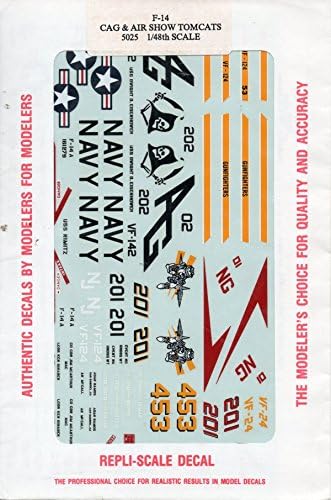 Repli Scale 1:48 Cag & Air Show Tomcats Decal Sheet #5025