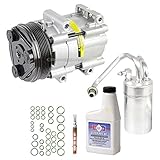 New Ac Compressor & Clutch With Complete A/C Repair Kit For Ford Mustang V6 - BuyAutoParts 60-80218RK New