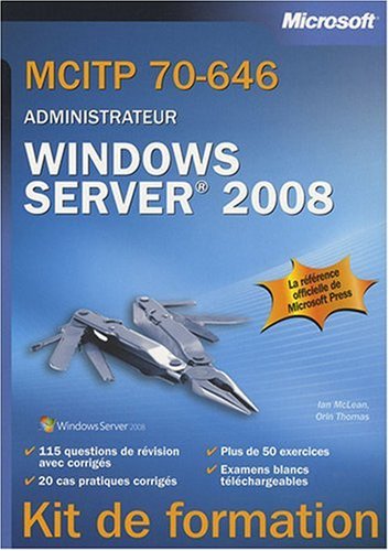 MCITP 70-646 administrateur