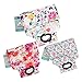 CuteBone Dog Diapers Female Washable Small Medium Large 3 Pack Reusable Doggie Diapers Puppy Period Pants for Doggy Heat Cycle Peeing D14L