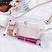 LUOEM PVC Cross Body Bag Clutch Messenger Handbag Tote Shoulder Bag (Transparent)