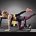 FIXBODY Exercise Loops Resistance Bands for Home Fitness, Stretching, Pilates, Yoga, Rehab, Physical Therapy and More with Instruction Guide (Multi Color-5 Pack)