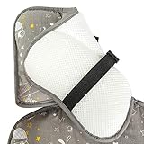 Agibaby Deluxe 3D Air Mesh Cool Seat Pad/Cushion/Liner for Stroller and Car Seat with Cotton Cover (Whales Star World) - Hand Made
