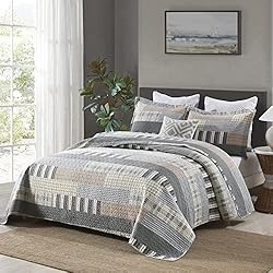 PANGUSHAN Quilt Set Queen Size, 100% Cotton Quilt