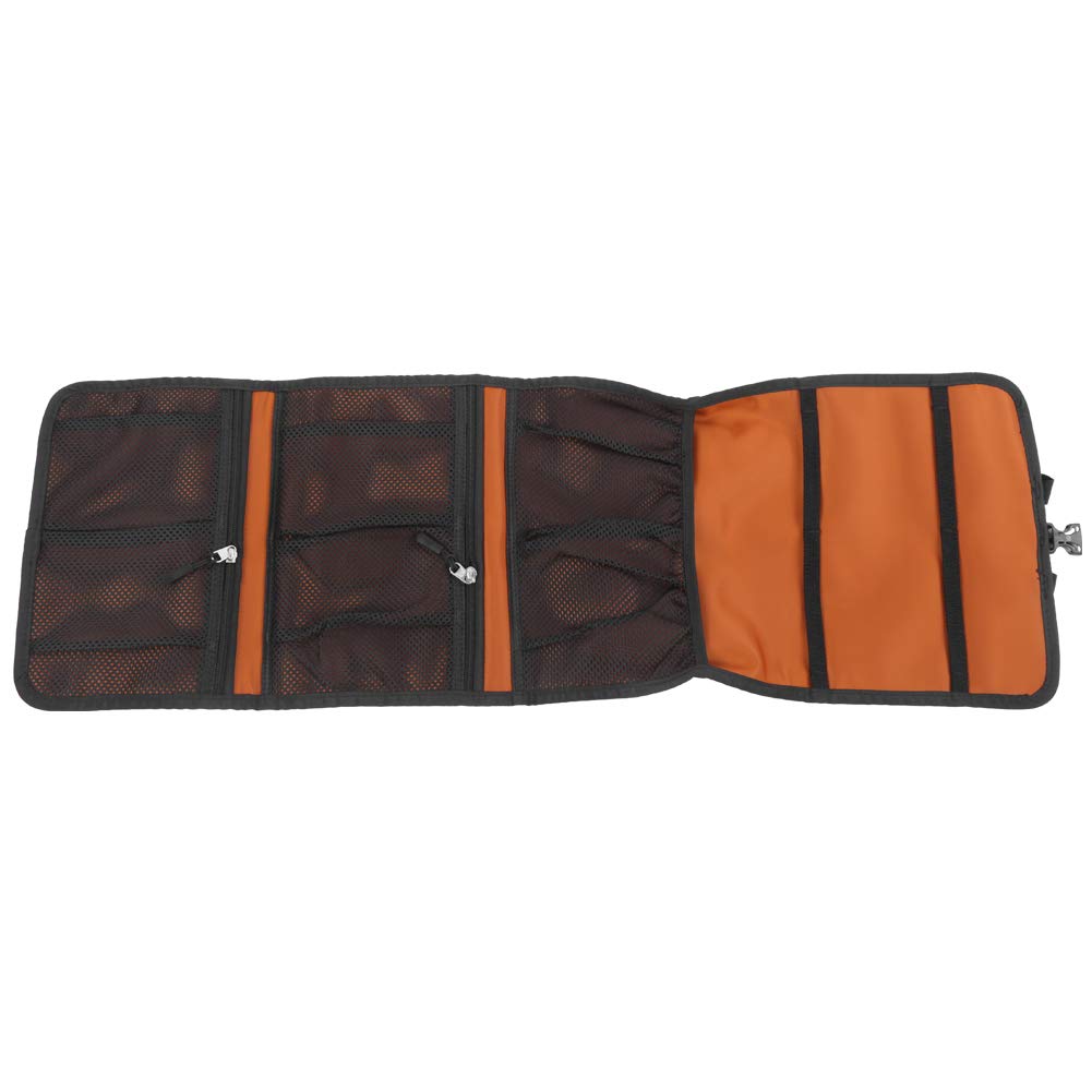 RiToEasysports Climbing Quickdraw Bag,Main Lock Quick Hanging Nylon Equipment Bag Carabiner Hook Gear Equipment Organizer Pouch Camp Reception Hiking Camping