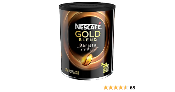 Amazon.com: Nescafe – mezcla de oro, estilo barista, mezcla de oro, estilo  barista, café instantáneo importado de Reino Unido Inglaterra : Comida  Gourmet y Alimentos