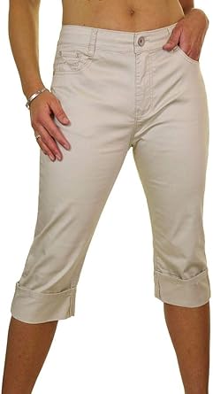 three quarter length jeans