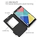 A5 Case, SAVFY Window View Stand Premium Protective PU Leather Cover Case for Samsung Galaxy A5 2016 - Black