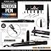 5 in 1 Tactical Pen by Peak Pro Gear with Flashlight, Ballpoint Pen, Glass and Window Breaker, Multi tool and Touch Screen Stylus. Cool EDC Self Defense Weapon, Gadget, Survival Tool, Birthday Gift