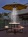 LED Concepts Patio Umbrella Light-Wireless 28 LED Lights - 3 Lighting Mode Pole Umbrella Light, for Patio Umbrellas, Camping Tents, or Any Outdoor Use