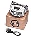 Foxelli USB‑C Rechargeable LED Headlamp – Ultra‑Light 2.4 oz & Bright 180 Lumens – Red/White Light, 5 Modes, IPX5 Waterproof, 40 h Runtime for Trail Running, Camping, Hiking