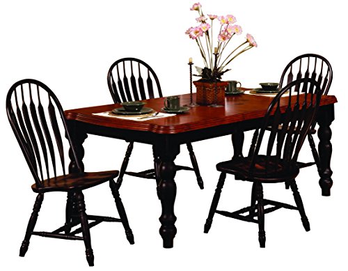 Sunset Trading 5 Piece Extension Dining Set with Comfort Back Chairs