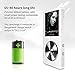 MYMAHDI 8GB Portable MP3 Player(Expandable Up to 128GB), Music Player/One-Key Voice Recorder/FM Radio 70 Hours Playback with External Speaker HD Headphone, White