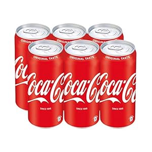 Coca-Cola Original Taste Soft Drink Can, 300 ml (Pack of 6)