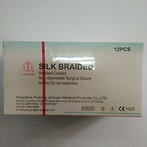 Junyue Veterinary Sutures Silk Braided (3-0)