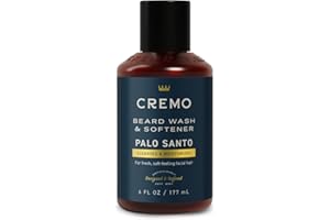Cremo Palo Santo (Reserve Collection) Beard Wash & Softener, Moisturizes, Styles and Reduces Beard Itch for All Lengths of Facial Hair, 6 Fluid Oz