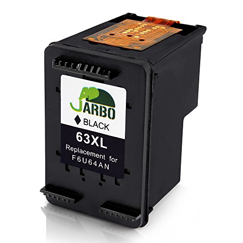 JARBO-Remanufactured-Ink-Cartridge-HP-63XL-High-Yield-1xBlack-1xTri-Color-2-Pack-Shows-Accurate-Ink-Level-Worked-with-Deskjet-2130-3630-3632-ENVY-4520-OfficeJet-3830