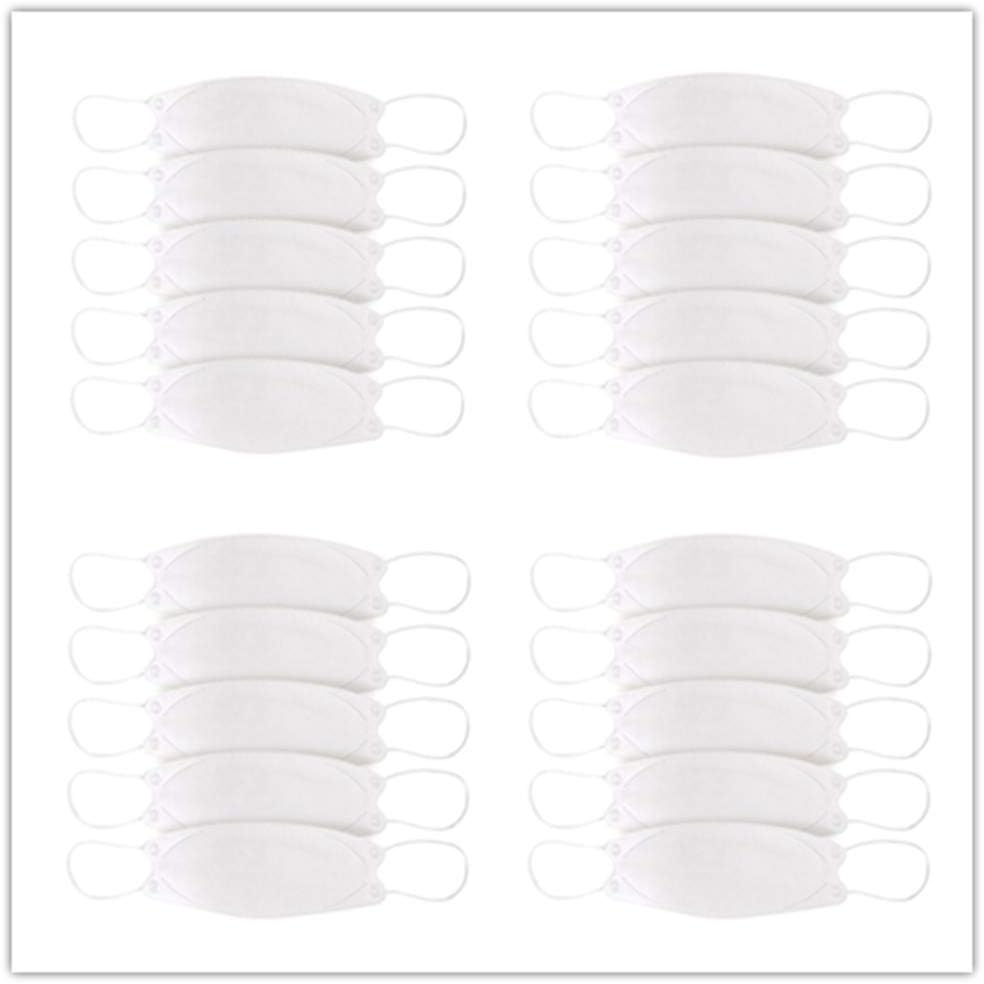 KF94 Dustproof Face Masks, Non Woven Anti Haze Breathable Protective Mouth Masks (20)