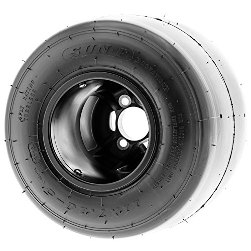 SunF GoKart & KartRacer Slick Tire 11x7.105 Smooth Tread Tubeless 4Ply
