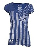 Archaic AFFLICTION Womens T-Shirt NATION Tattoo Biker USA FLAG Sinful