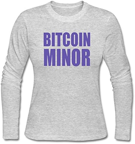 CCBING Women's Bitcoin Minor Funny T-Shirt