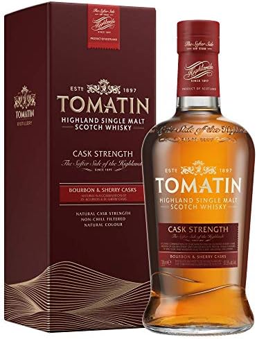 Tomatin Cask Strength Highland Single Malt Scotch Whisky 70 Cl Amazon Co Uk Grocery