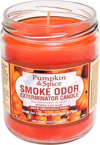 Smoke Odor Exterminator Candle, Pumpkin & Spice at Amazon