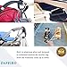 2pcs X-Large Carabiner Stroller Hooks Durable Stroller Hanger Organizer for Purse Shopping,Grocery and Diaper Bag - 14cm (5.5