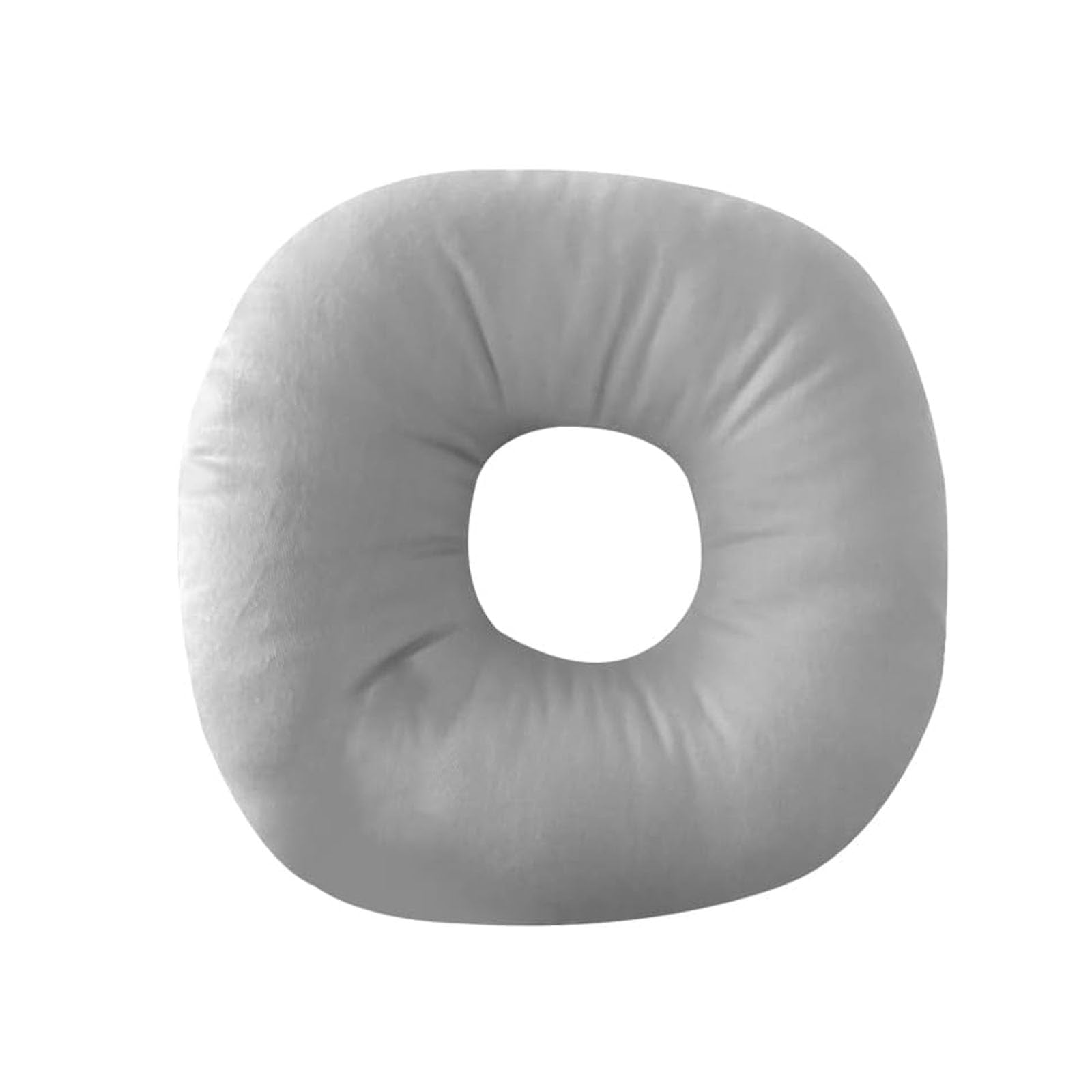 TZMFHD Piercing Pillow, Doughnut-Shaped Ear Piercing Pillow for Side Sleepers, Reducing Ear Pain (Grey)