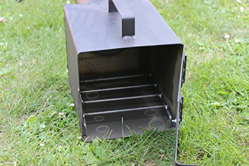 123home24.com Räucherkammer 50x50x70cm Räucherschrank Räucherofen mobil Komplettset PREMIUM – Bild 6