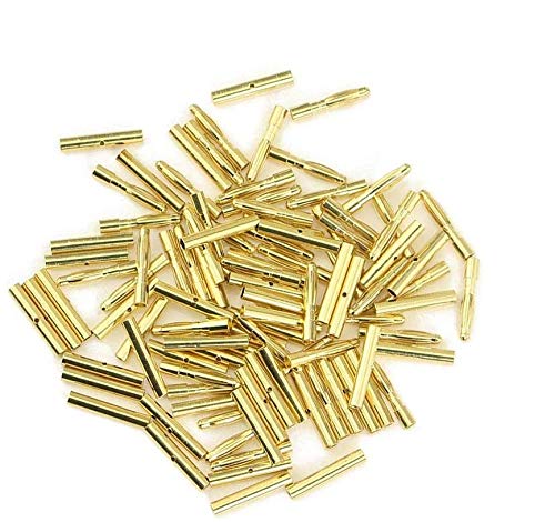 FLY RC 20 Pairs Gold-Plated 2.0mm 2mm Male Female Banana Plug Bullet Connector for ESC Motor Lipo Battery