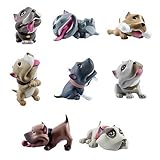 Homies Bullyz Pit Bull Figures ~ 3D Figurines Set of 8