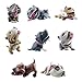 Homies Bullyz Pit Bull Figures ~ 3D Figurines Set of 8