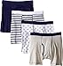 Trimfit Boys' 100 Percent Cotton Tagless Assorted Boxer Briefs 5-Pack