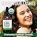 IQ Natural 100% Pure Cold Pressed Organic Castor Oil - Eyelash & Eyebrow Growth Serum, Conditioner & Treatment