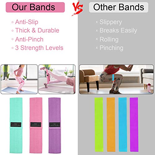 KOOOGEAR-Resistance-Bands-Exercise-Bands-for-Women-Butt-and-Legs-Workout-Bands-Set-Non-Slip-Booty-Band-Home-Gym-Fitness-Equipment-Fabric-Stretch-Bands-for-Men-Women