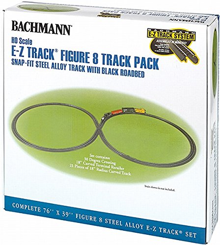 Bachmann Industries Steel Alloy E-Z Track Figure 8 Track Pack (HO Scale)